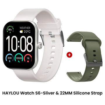 Relógio Inteligente Haylou Watch S6 com Tela HD de 2,01" e Bluetooth