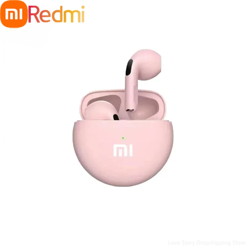 Fones de ouvido Xiaomi Redmi Pro6 TWS sem fio Bluetooth com controle de toque, som Hi-Fi, esportivo, com microfone