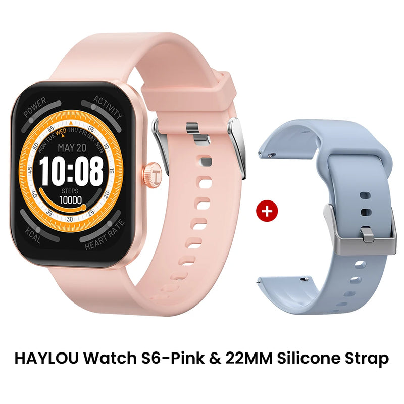 Relógio Inteligente Haylou Watch S6 com Tela HD de 2,01" e Bluetooth