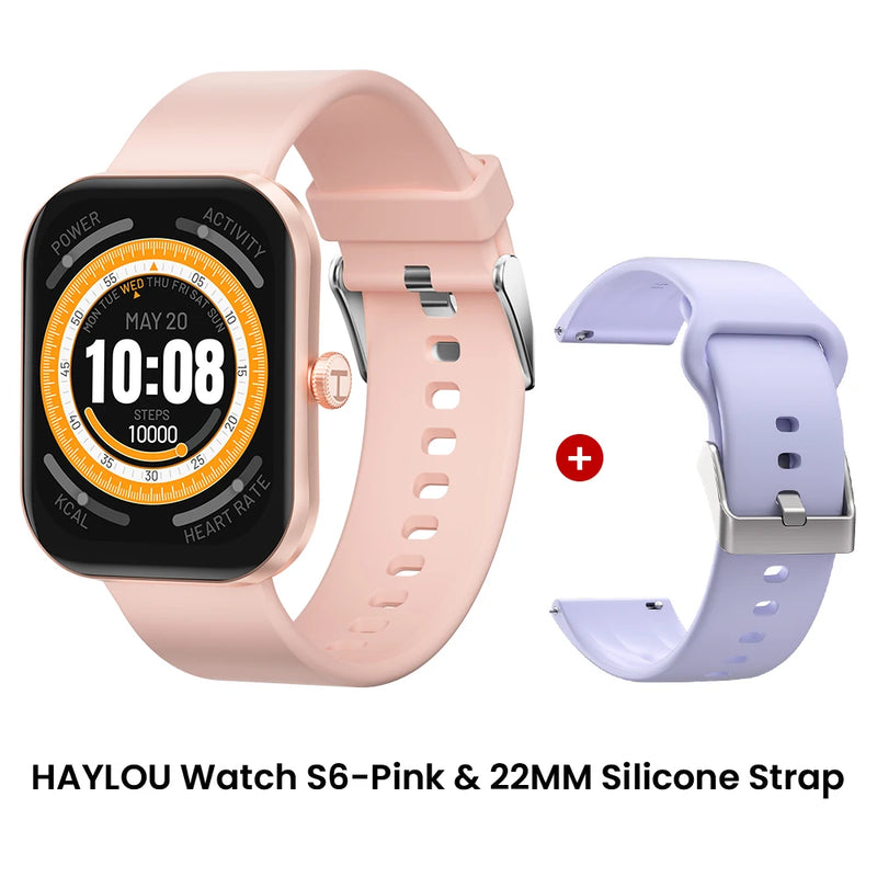Relógio Inteligente Haylou Watch S6 com Tela HD de 2,01" e Bluetooth