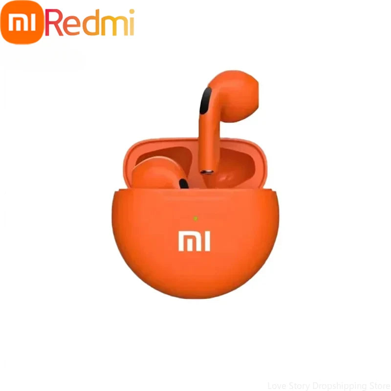 Fones de ouvido Xiaomi Redmi Pro6 TWS sem fio Bluetooth com controle de toque, som Hi-Fi, esportivo, com microfone