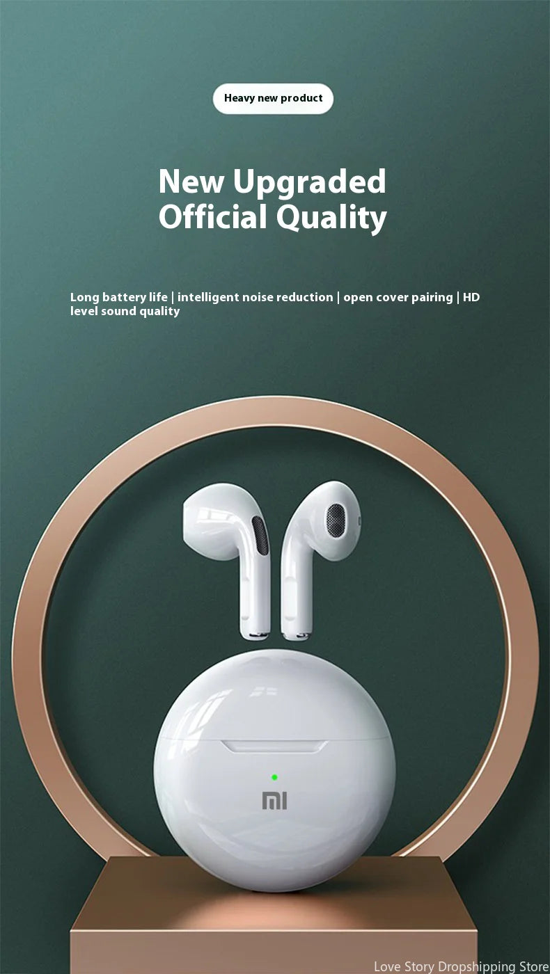 Fones de ouvido Xiaomi Redmi Pro6 TWS sem fio Bluetooth com controle de toque, som Hi-Fi, esportivo, com microfone