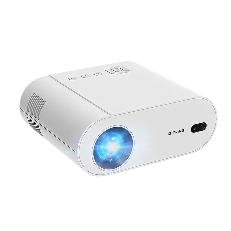 Projetor DITONG 4K LED 1080p Android com Dual WiFi 6 e Bluetooth AutoFocus Home Theater HD Native Smart Home