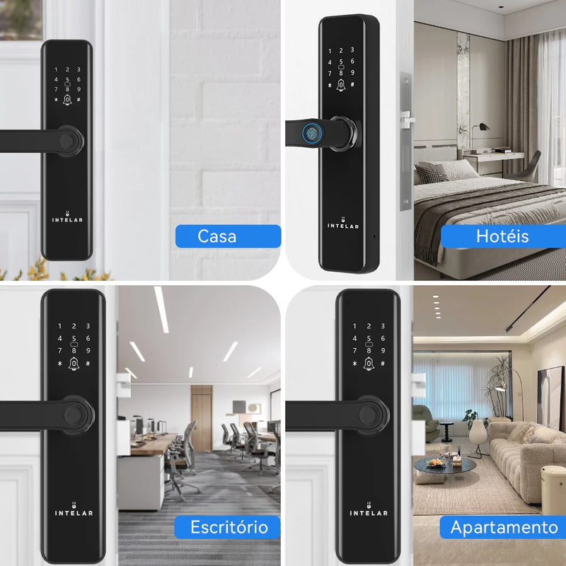 Fechadura de impressão digital para casa