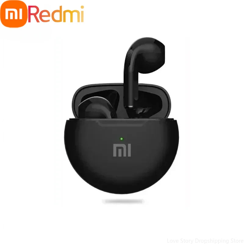 Fones de ouvido Xiaomi Redmi Pro6 TWS sem fio Bluetooth com controle de toque, som Hi-Fi, esportivo, com microfone