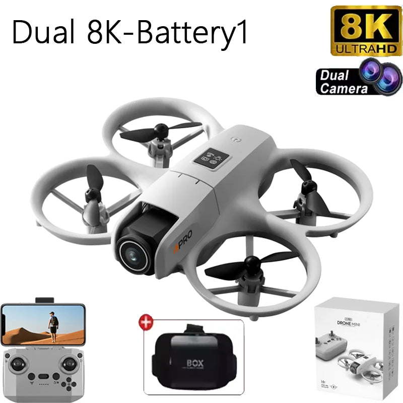 Drone i1PRO original RC profissional com câmera 8K, 5G WIFI, FPV UAV com tela, controle remoto, quadricóptero aéreo para presente