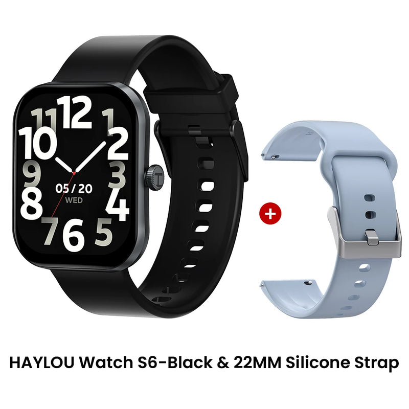Relógio Inteligente Haylou Watch S6 com Tela HD de 2,01" e Bluetooth