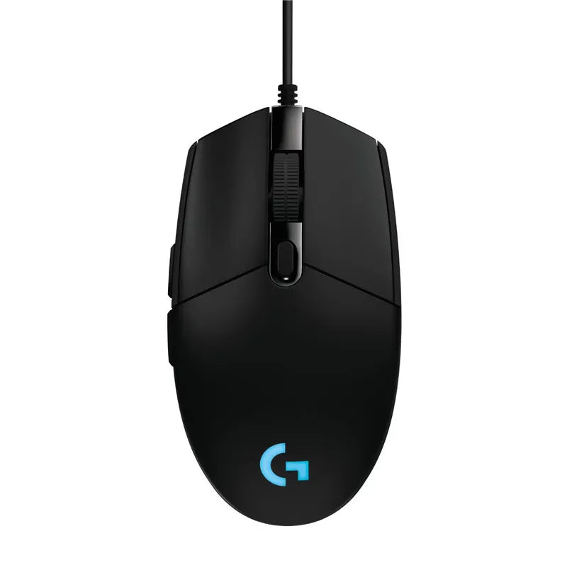 Mouse Logitech G102 com fio USB para jogos, tela com efeito óptico de arco-íris de 8000 DPI para PC/Mac e laptop