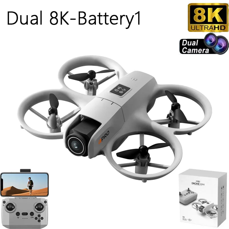 Drone i1PRO original RC profissional com câmera 8K, 5G WIFI, FPV UAV com tela, controle remoto, quadricóptero aéreo para presente