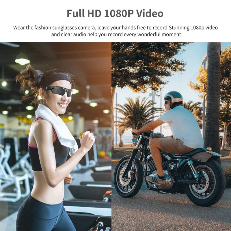 Xiaomi 4K Mini Camera Glasses Polarized Lens Wearable Outdoor Sport DVR Video Surveillance Cam Security Protection Video Camera