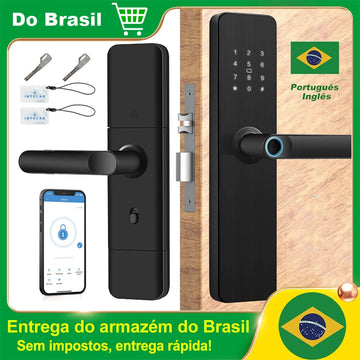 Fechadura de impressão digital para casa
