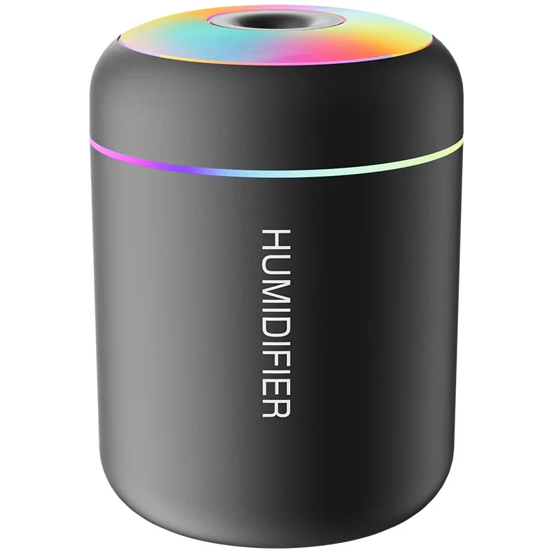 Mini umidificador de ar 180ml, difusor de aroma elétrico USB, purificador de óleos essenciais, névoa aromaterapia, luzes para carro, casa e quarto
