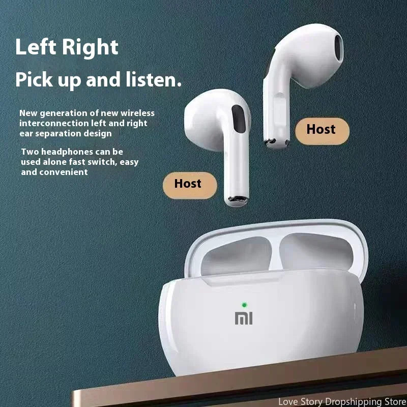 Fones de ouvido Xiaomi Redmi Pro6 TWS sem fio Bluetooth com controle de toque, som Hi-Fi, esportivo, com microfone
