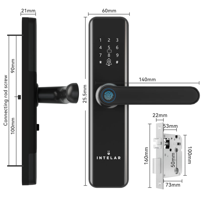 Fechadura de impressão digital para casa