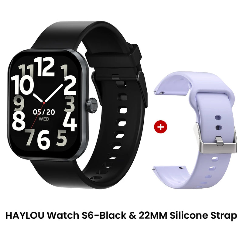 Relógio Inteligente Haylou Watch S6 com Tela HD de 2,01" e Bluetooth