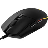 Mouse Logitech G102 com fio USB para jogos, tela com efeito óptico de arco-íris de 8000 DPI para PC/Mac e laptop